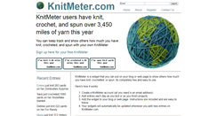 Desktop Screenshot of knitmeter.com
