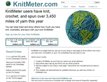 Tablet Screenshot of knitmeter.com
